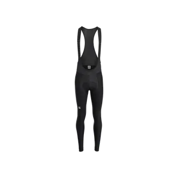 Cyklistické kalhoty Kalas Pánské cyklistické dlouhé kalhoty MOTION Z4 | Zateplené kalhoty se šlemi | Pure Black Kalas velikost: 4 (L)