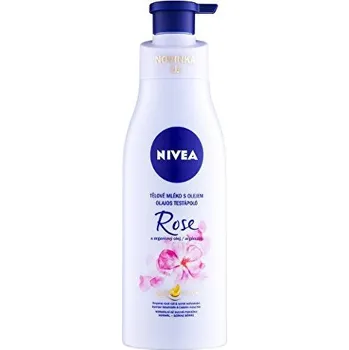 Tělový krém Nivea Oil In Lotion Rose & Argan Oil - Tělové mléko s olejem Růže a arganový olej 500 ml