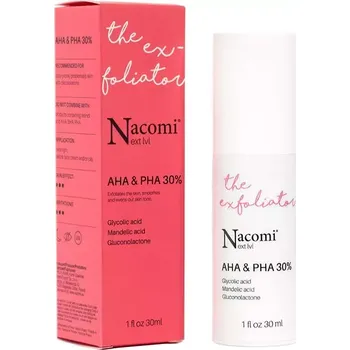 Pleťové sérum Nacomi - Next Level - AHA & PHA 30 % - Sérum s 30% komplexem AHA a PHA kyselin - 30 ml