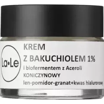 Pleťový krém La-Le - Jetelový krém s bakuchiolem 1% a biofermentem z aceroly - 50ml