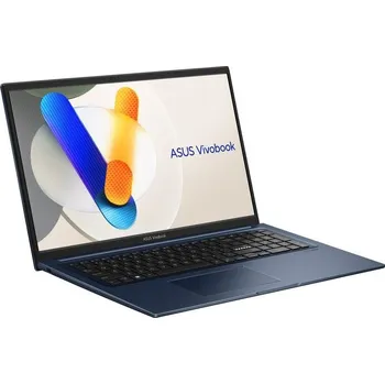 Notebook ASUS Vivobook 17 X1704VA-AU860W Notebook, i3-1315U, 8GB DDR4, 512GB SSD, Intel UHD, 17,3" Full HD, W11H, modrý X1704VA-AU860W