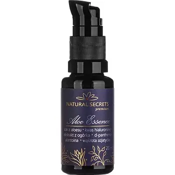 Pleťový krém Natural Secrets - Aloe Essence - Esence s Aloe vera - Premium - 20 ml