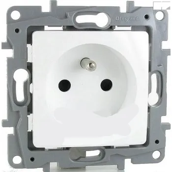 Elektrická zásuvka Zásuvka 2P+T Niloé bíl.664540 LEG GENERI, s.r.o. 07-20-095-66454