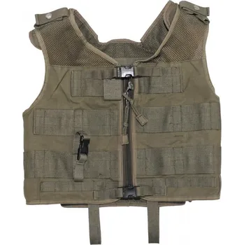 Pánská vesta Armda Rakousk Vesta RAKOUSKÁ taktická poškozený zip S ZELENÁ - OLIV