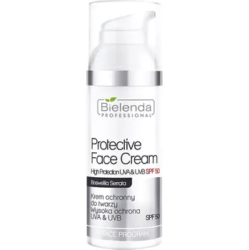 Přípravek na opalování Bielenda Professional - Face Program - Protective Face Cream SPF50 - Ochranný krém s SPF 50 - 50 ml