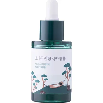 Pleťový krém Round Lab - Pine Calming Cica Ampoule - Pleťová ampule pro redukci skvrn po akné - 30 ml