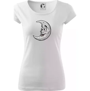 Dámské tričko Parové triko - Vlk a měsíc - Dámské triko Pure - M ( Bílá )