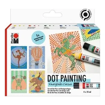 Marabu Dot Pen Sada Fairytale Circus
