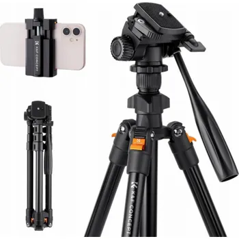 Monopod KF Camera statid + Video Head Panorama K&F / KF09.115 / K234A0