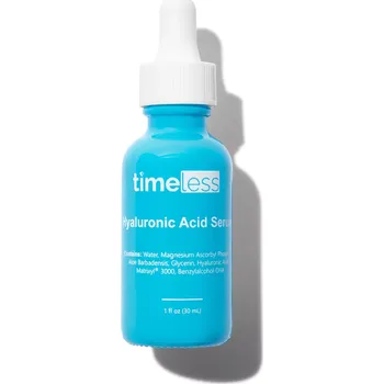 Pleťové sérum Timeless - Skin Care - Hyaluronic Acid + Vitamin C Serum - Sérum s kyselinou hyaluronovou a vitamínem C - 30 ml