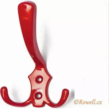 Nábytkové kování V2 věšák červený