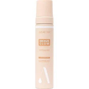 Samoopalovací přípravek Azure Tan - Bronze Glow Self Tan Mousse - Bezbarvá samoopalovací pěna na tělo - Light to Medium - 200 ml
