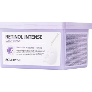 Pleťová maska Some By Mi - Retinol Intense Daily Mask - Regenerační a liftingová sada pleťových masek v plátýnku - 350 ml/30 ks