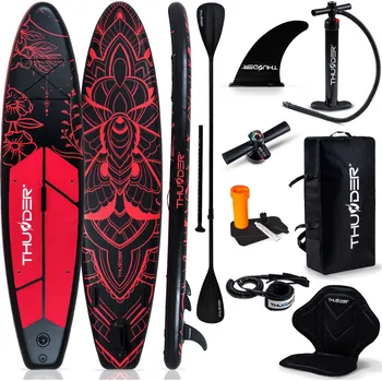 Paddleboard Thunder Moth SUP Paddleboard 320 cm čevený/černý