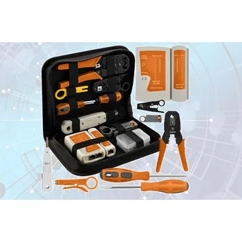 Krimpovací kleště Kabelový tester a krimpovací sada – vše pro instalaci vaší ethernet sítě