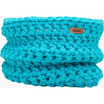 Nákrčník Doke Dětský háčkovaný nákrčník tyrkys Velikost: Pro děti (1-11 let)