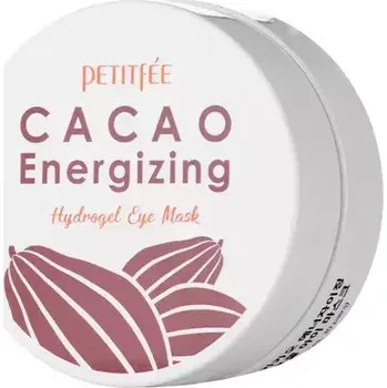 Pleťová maska Petitfee - Cacao Energizing Hydrogel Eye Mask - Hydrogelové náplasti pod oči - 60 ks