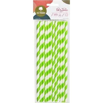 AX EKO brčko papírové proužek 12ks limetkové