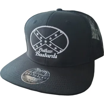 Kšiltovka Kšiltovka Outlaw Bastards Snapback Dixie Redneck Blk