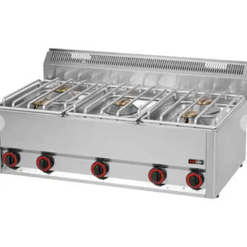 Sporák RM GASTRO Sporák plynový SP 90/5 GLS 5 zón RedFox