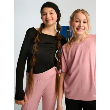 Body Sinsay - Základní sportovní body s dlouhým rukávem - černá - 469BZ-99X - 469BZ-99X-U15