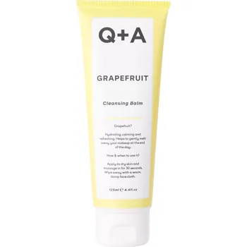 Pleťový krém Q+A - Grapefruit - Cleansing Balm - Hydratační a antioxidační mycí balzám s grapefruitem - 125 ml