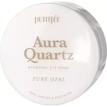 Pleťová maska Petitfee - Aura Quartz Hydrogel Eye Mask Pure Opal - Hydrogelové náplasti pod oči - 40 ks