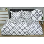 Bavlněné povlečení PLUS 4dílné KEBA fialové