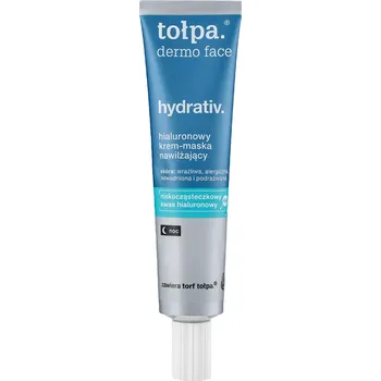 Pleťová maska Tołpa - Dermo Face Hydrativ - Hydratační noční krém/maska s kyselinou hyaluronovou - 40 ml