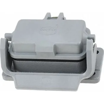 Síťový konektor Pouzdro napájecího konektoru, řada: Han B Snap Cap, orientace těla: přímý 10 B, Montáž na panel