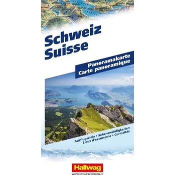 Hallwag Panoramakarte Schweiz
