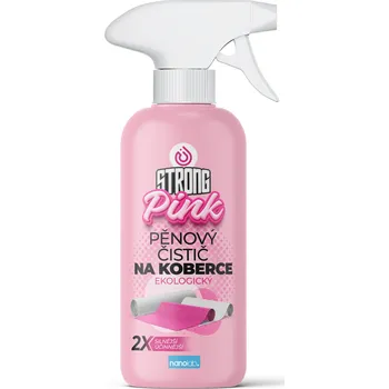 Čisticí prostředek na koerce a čalounění Nanolab Pink Strong čisticí pěna na koberce 500 ml