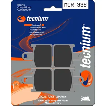 Nářadí na motocykly TECNIUM Racing Brzdové destičky ze slinutého karbonu - MCR338 MCR338