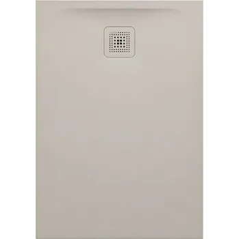 Sprchová vanička Laufen Pro - vanička obdélníková 100x70 s odtokem na kratší straně, Marbond béžová matná H2169571860001