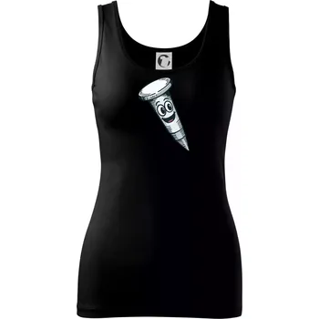 Dámské tričko Parové triko - Kladivo a hřebík - Dámské tílko - S ( Černá )