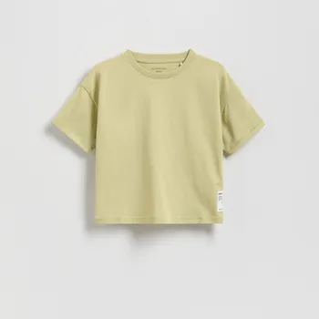 Reserved - Tričko s nášivkou - žlutozelená - 117FO-71X - 117FO-71X-104