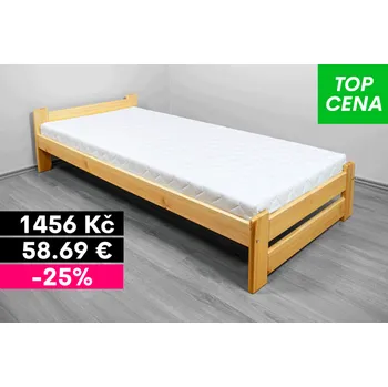 Postel Jednolůžková postel z masivu Eda 80x200 cm