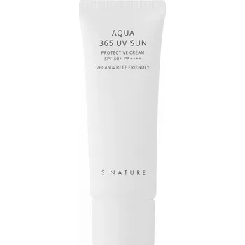 Přípravek na opalování S.Nature - Aqua 365 UV Sun SPF 50+ PA++++ - Hydratační krém na obličej s filtrem - 40 ml