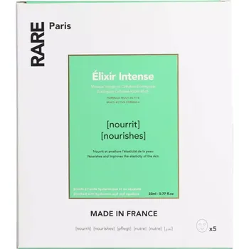 Pleťová maska Rare Paris - Elixir Intense Box - Sada vyživujících plátýnkových masek - 5x23ml