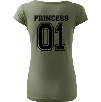 Princess 01 - Dámské triko Pure - 3XL ( Khaki )