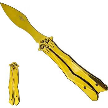 Amont Motýlek/balisong "GOLDEN PARADISE" tréninkový