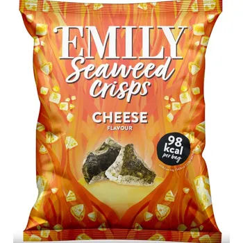 Chips Křupky z mořských řas s příchutí sýru vegan 18 g EMILY