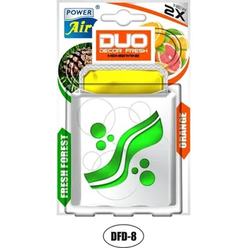 Osvěžovač vzduchu DECOR Fresh DUO 2 x 12 ml - ocean, vanila (Membránový osvěžovač s moderním designem ozdobí interiér každé domácnosti či kanceláře)