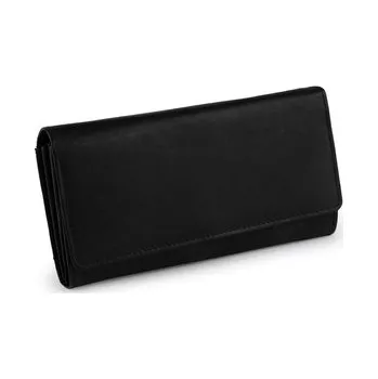 Peněženka kožená kasírka 10x19 cm - 1 ks - 2 černá