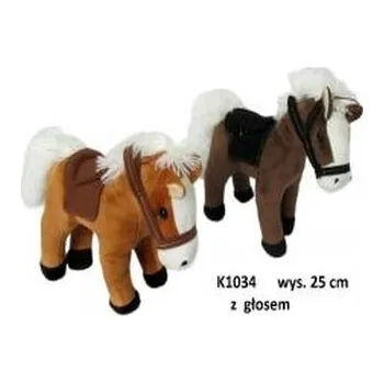 plyšák Koń z głosem 25cm MIX