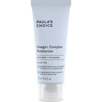 Pleťový krém Paula's Choice - Omega+ Complex Moisturizer - Vyživující krém s komplexem omega-3, 6, 9, ceramidy a kyselinou hyaluronovou - 15 ml