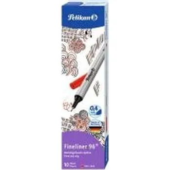 Cienkopis Fineliner 96 0,4mm czerwony (10szt)