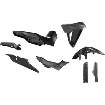 RACETECH (RTECH) kompletní sada plastů s sedloM REVOLUTION HONDA XL 750 TRANSALP 23-25 barva černá (RACETECH (RTECH) kompletní sada plastů s sedloM REVOLUTION HONDA XL 750 TRANSALP 23-25 barva černá)