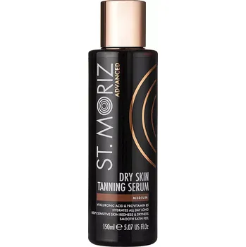 Pleťový krém St. Moriz - Advanced - Dry Skin Tanning Serum - Samoopalovací sérum s hydratačním účinkem pro suchou a citlivou pleť - 150 ml