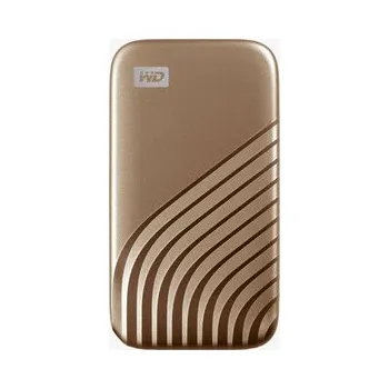 Externí pevný disk Externí SSD My Passport 1TB, Gold WD + ECO Taška z recyklované bavlny v hodnotě 119,-